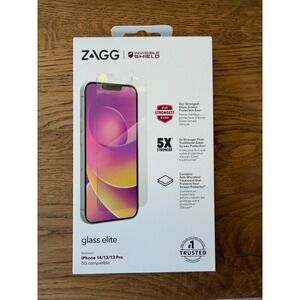 ZAGG InvisibleShield Glass Elite iPhone 14 13 13 Pro Screen Protector 200109961